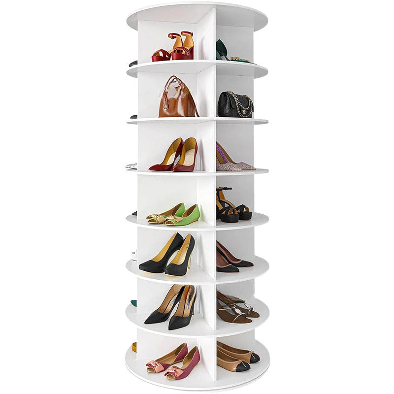360° Rotating Shoe Organizer – 7-Tier Shoe Rack