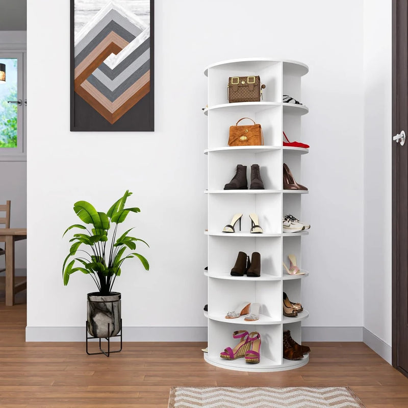 360° Rotating Shoe Organizer – 7-Tier Shoe Rack
